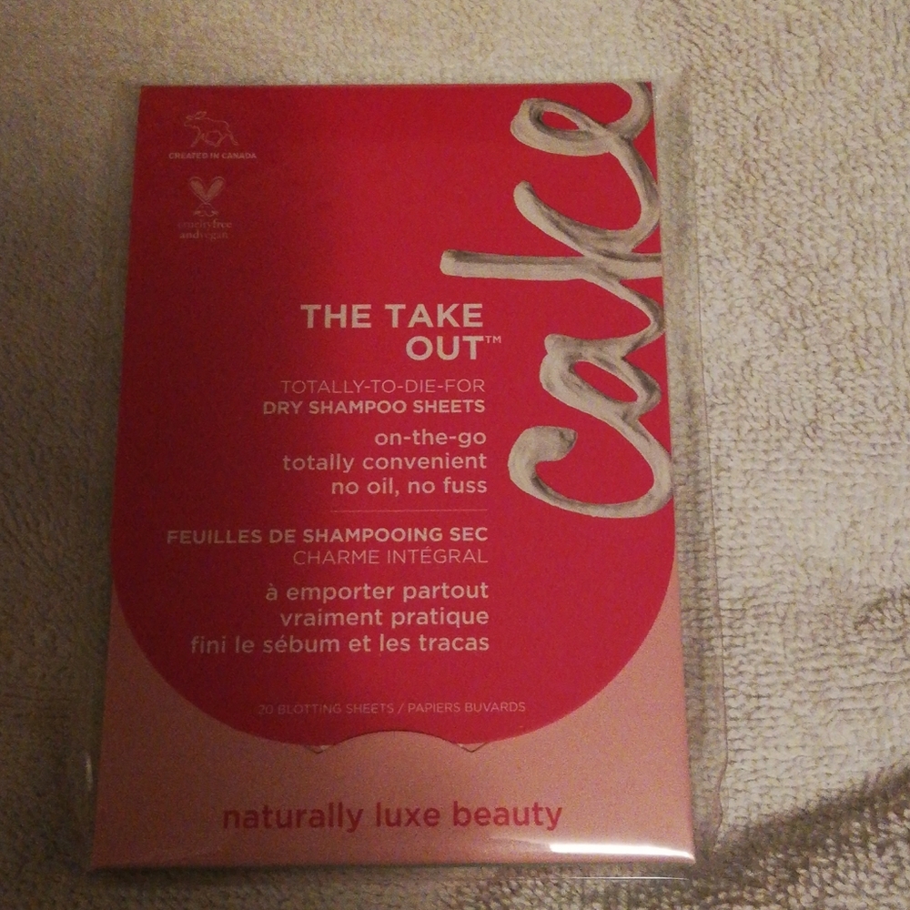 5 for 30. Cake dry shampoo